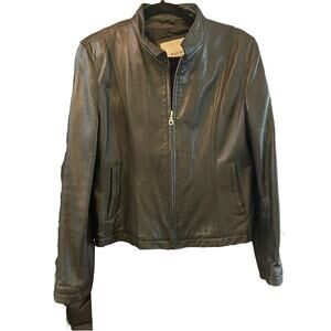 Vintage‎ 1985 Wilson's Leather Maxima Jacket Black Women's Large